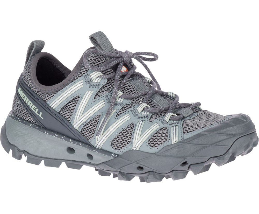 Merrell Hiking Shoes Grey - Choprock - Womens 03VPXGYSN